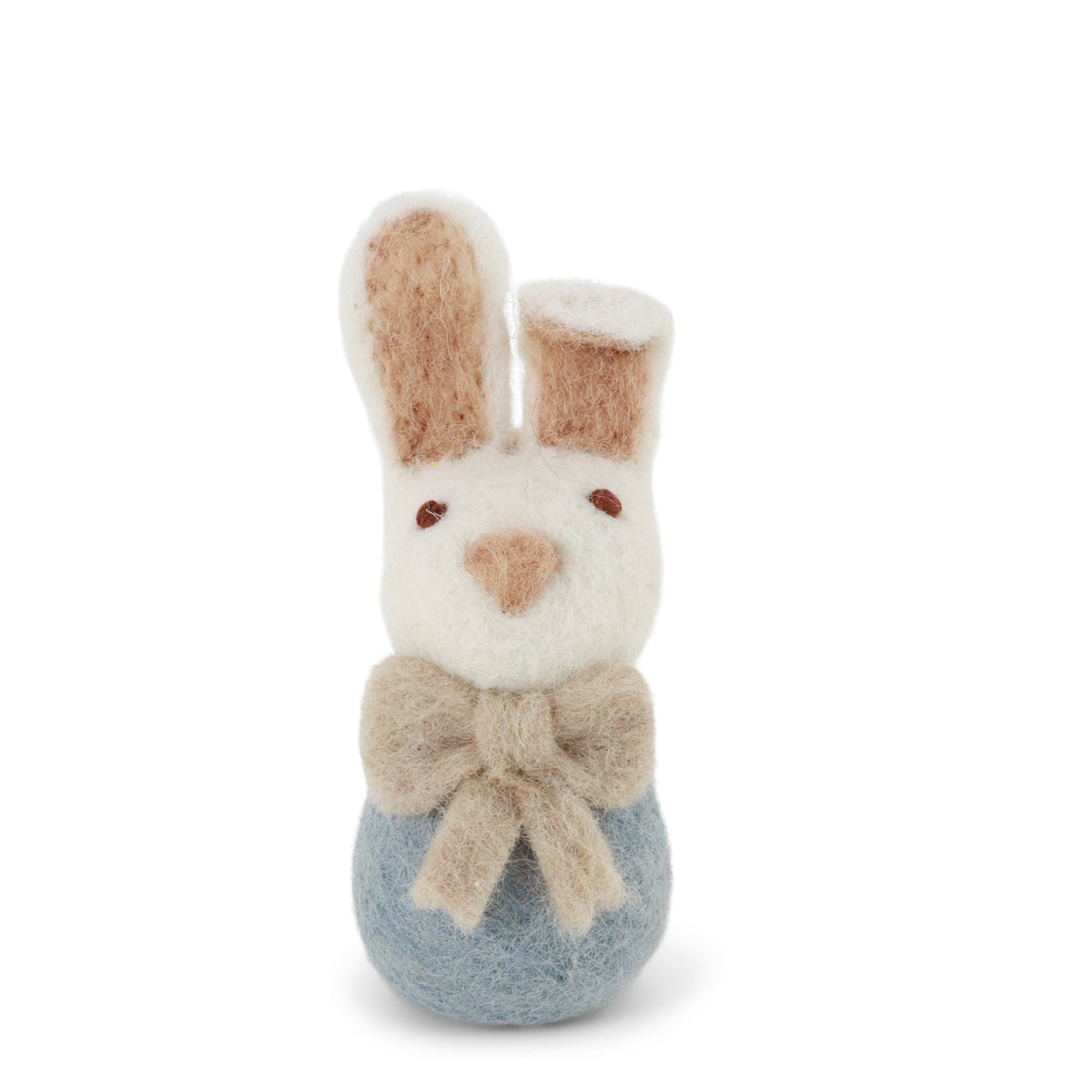 Gry & Sif Small Bunny Bow Light Blue Ornament