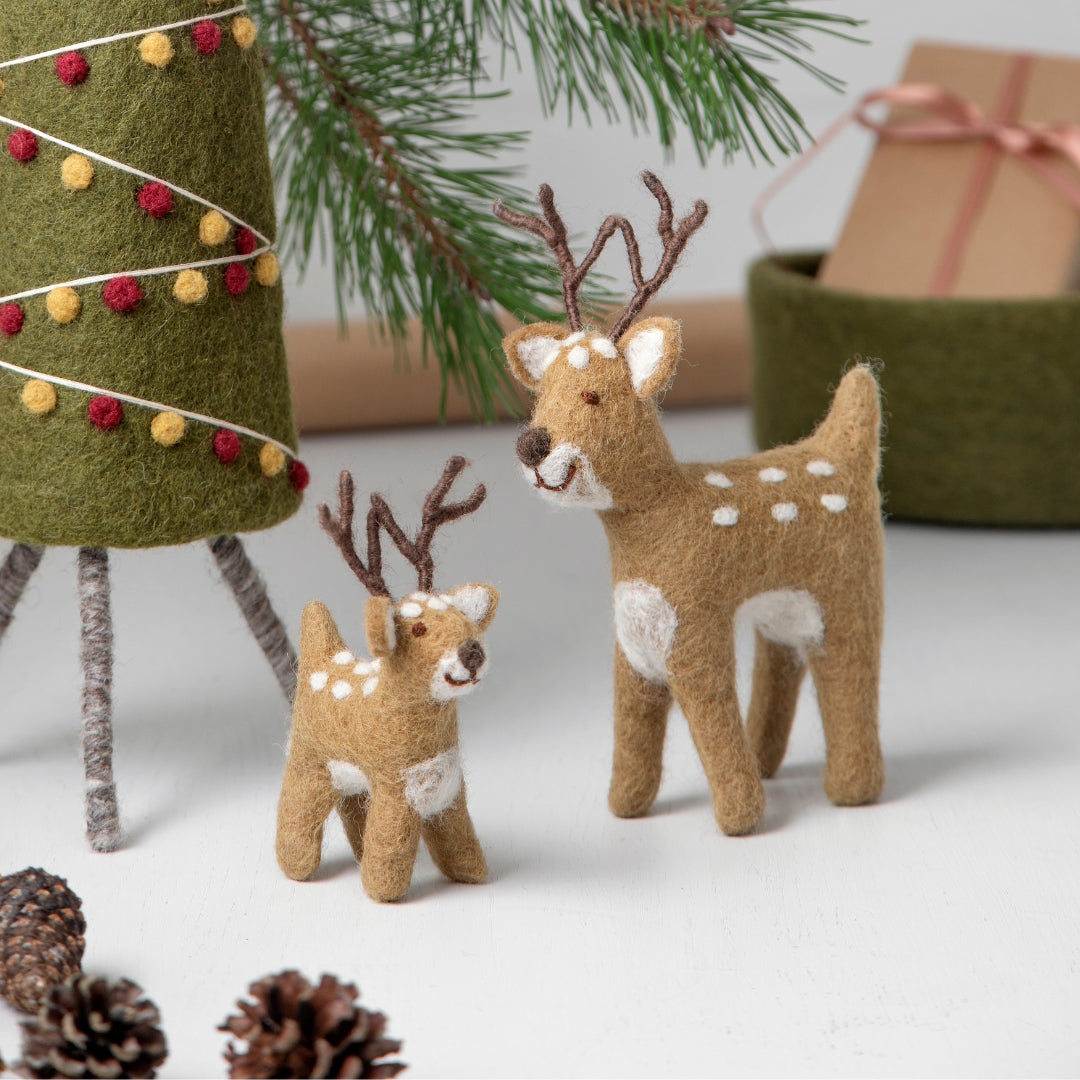 Gry & Sif Cute Deer Brown Big