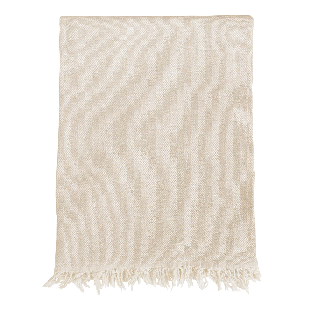 Klippan Boheme Cotton Cashmere Blanket Light Beige