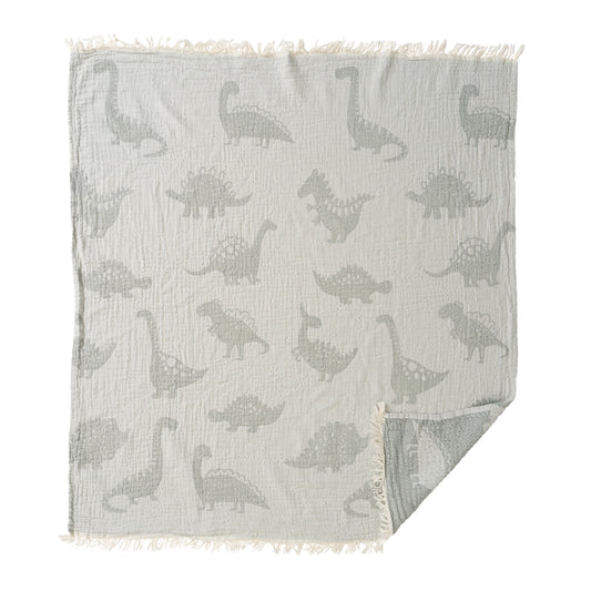 Klippan Dino Baby Muslin Blanket