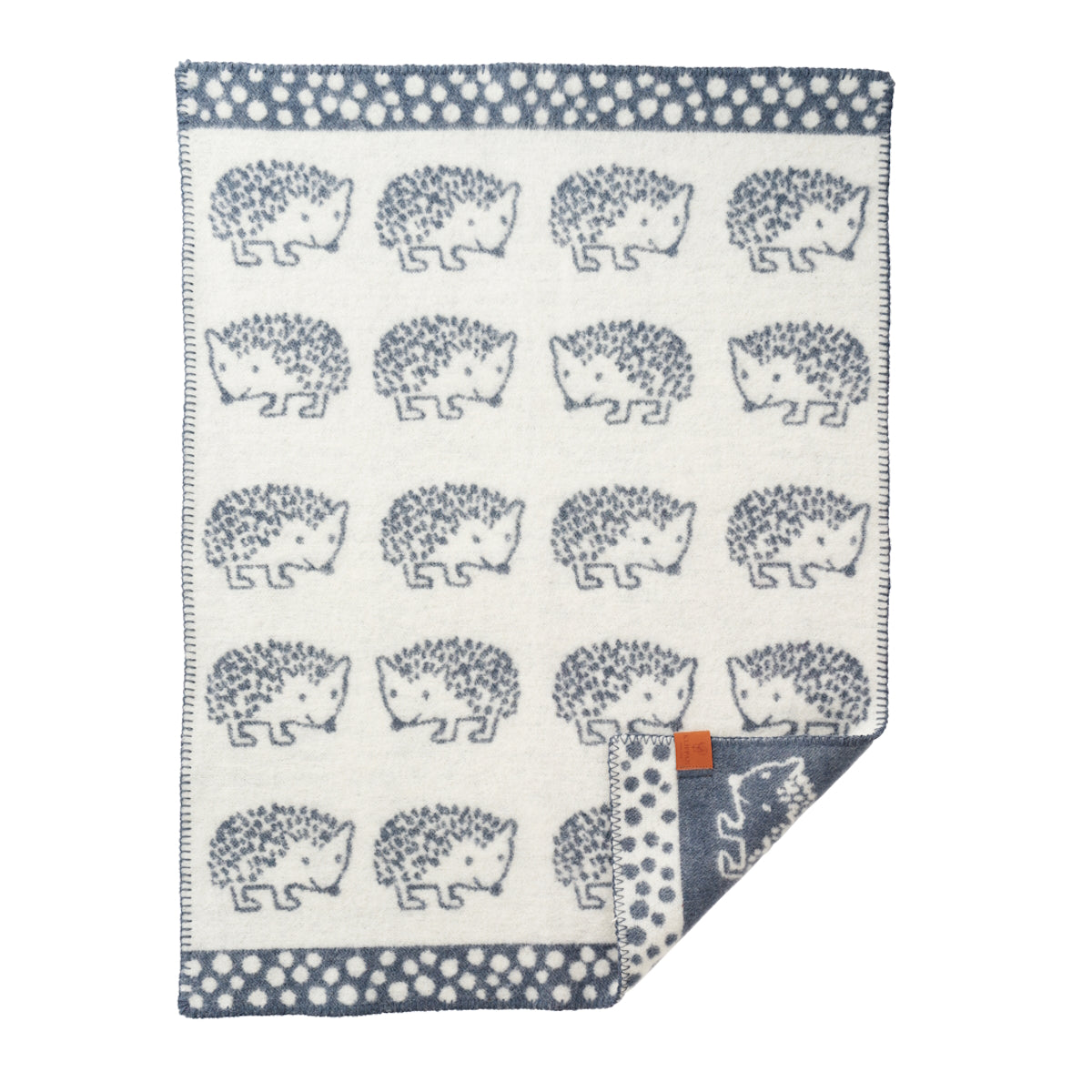 Klippan Hedgehog Baby Wool Blanket