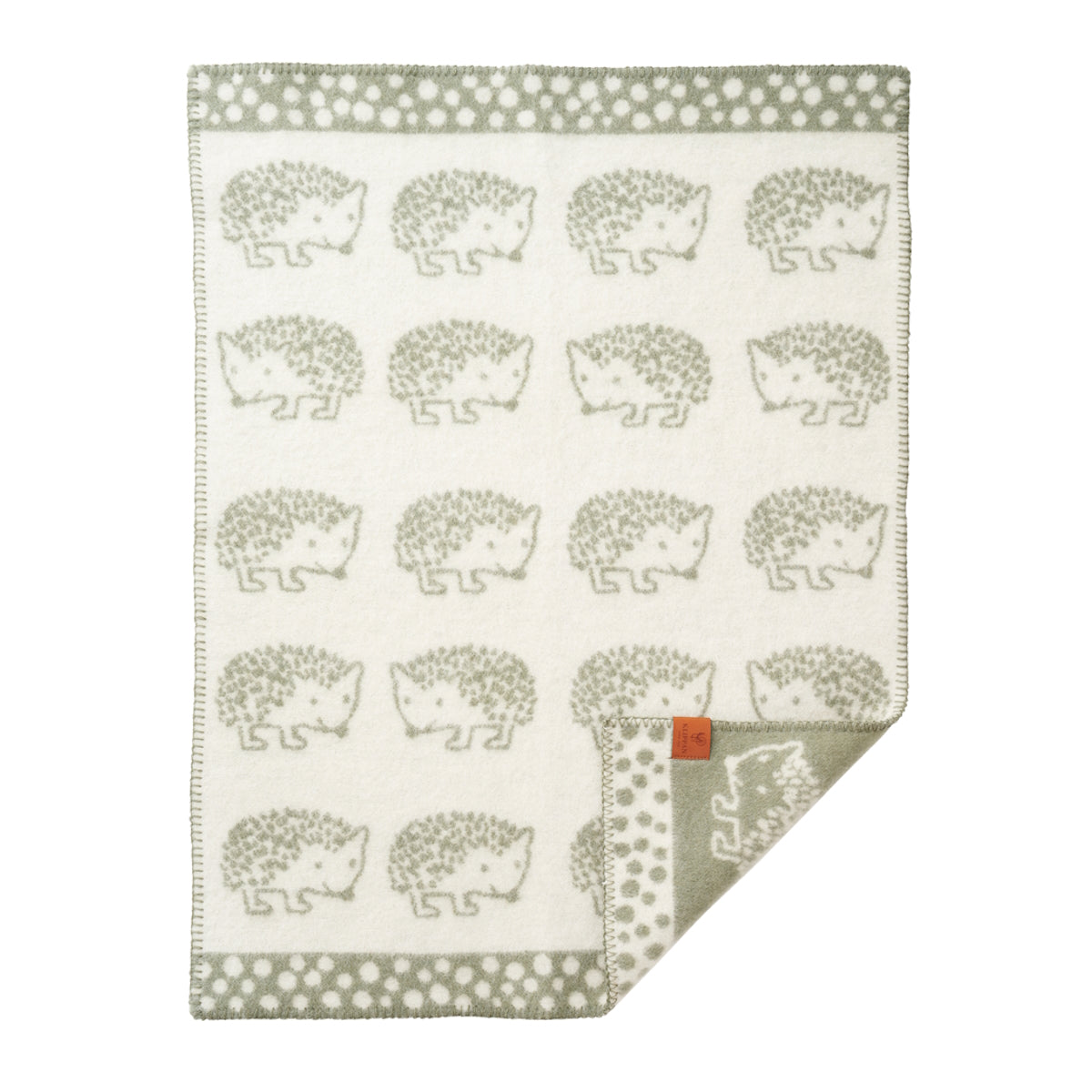 Klippan Hedgehog Baby Wool Blanket