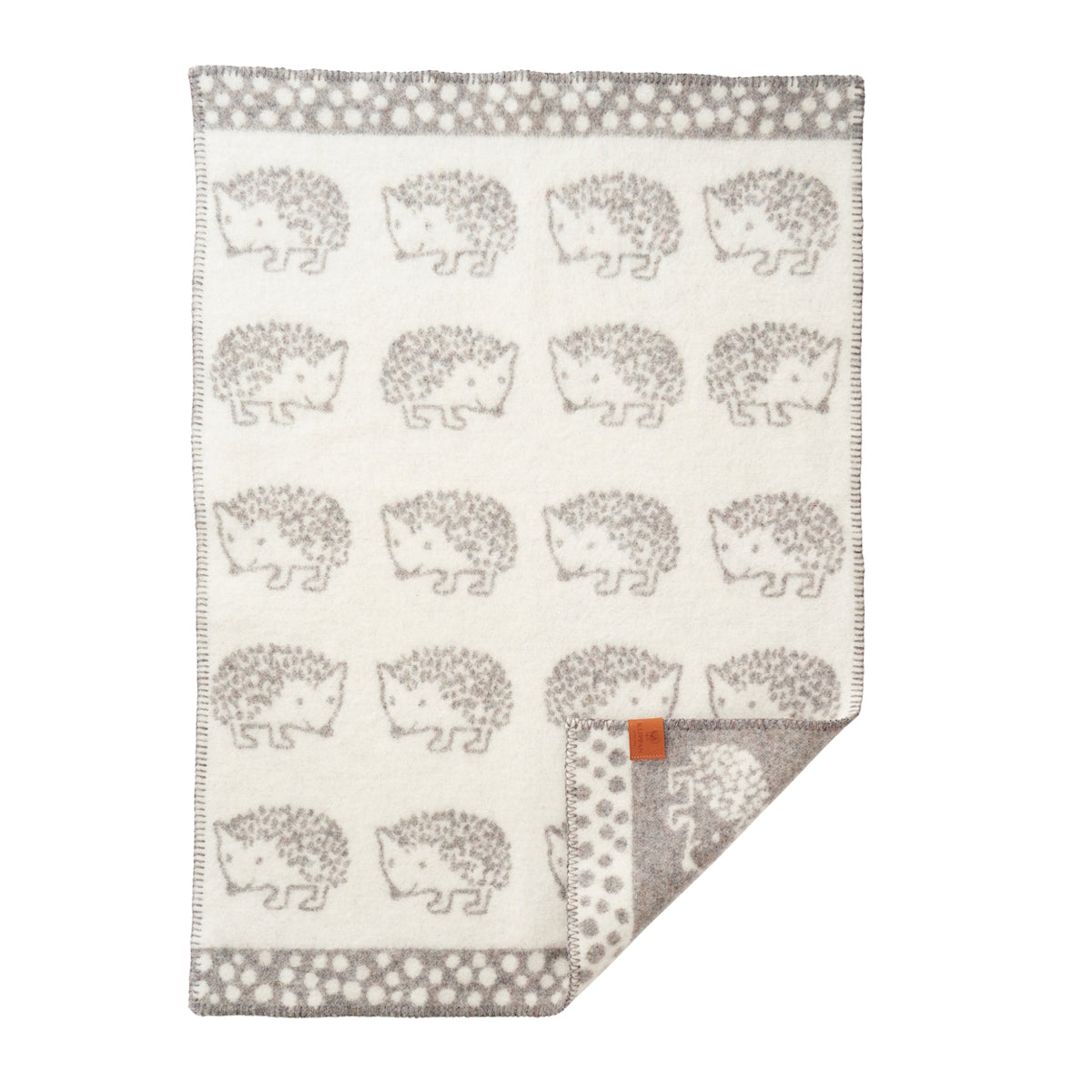 Klippan Hedgehog Baby Wool Blanket