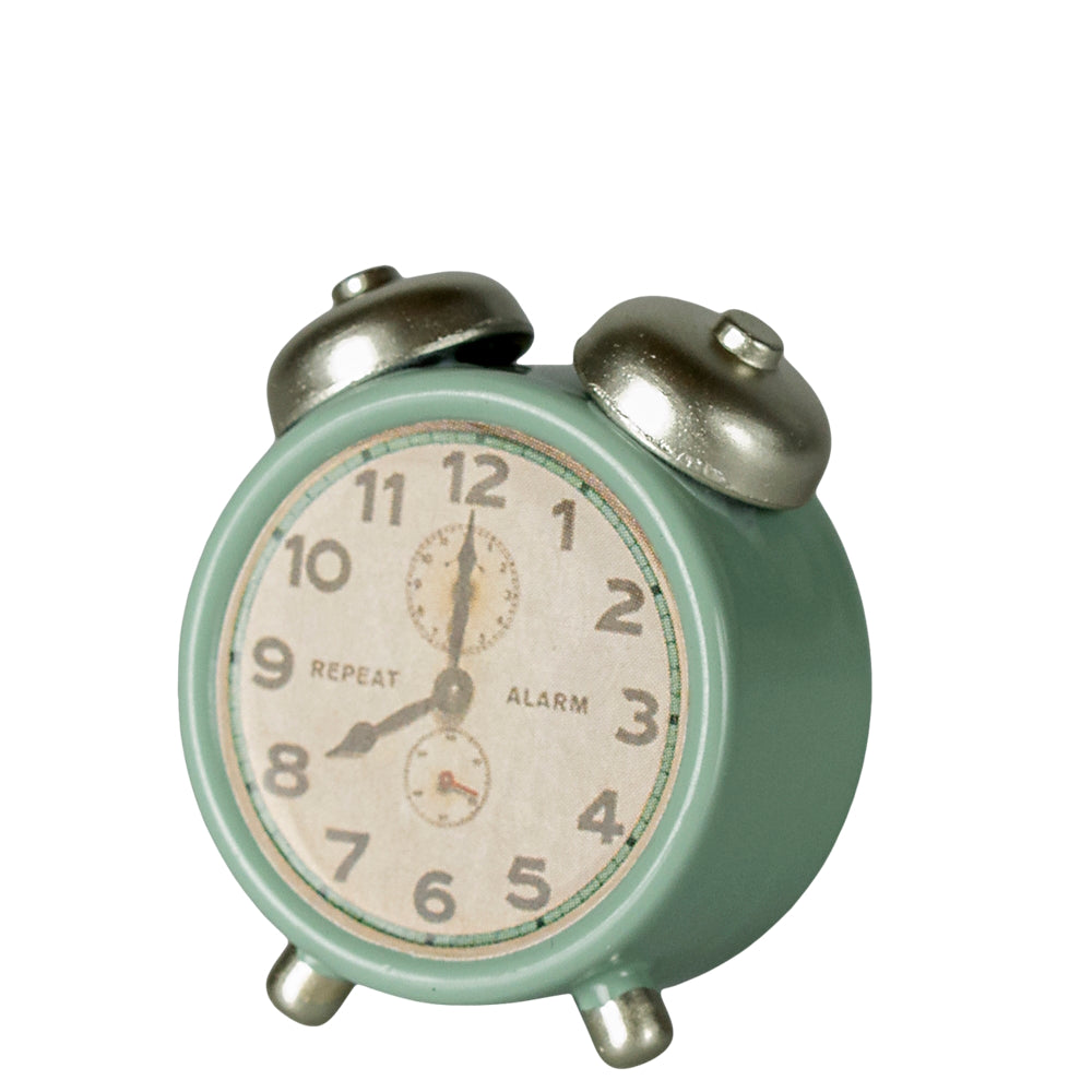 Maileg Alarm Clock Mouse Mint