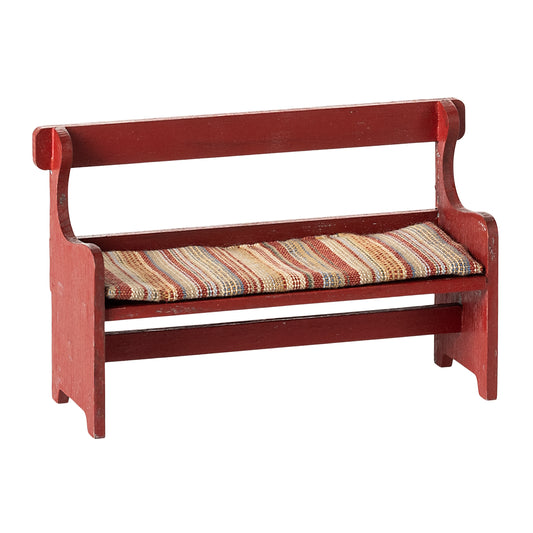 Maileg Bench Mouse Red