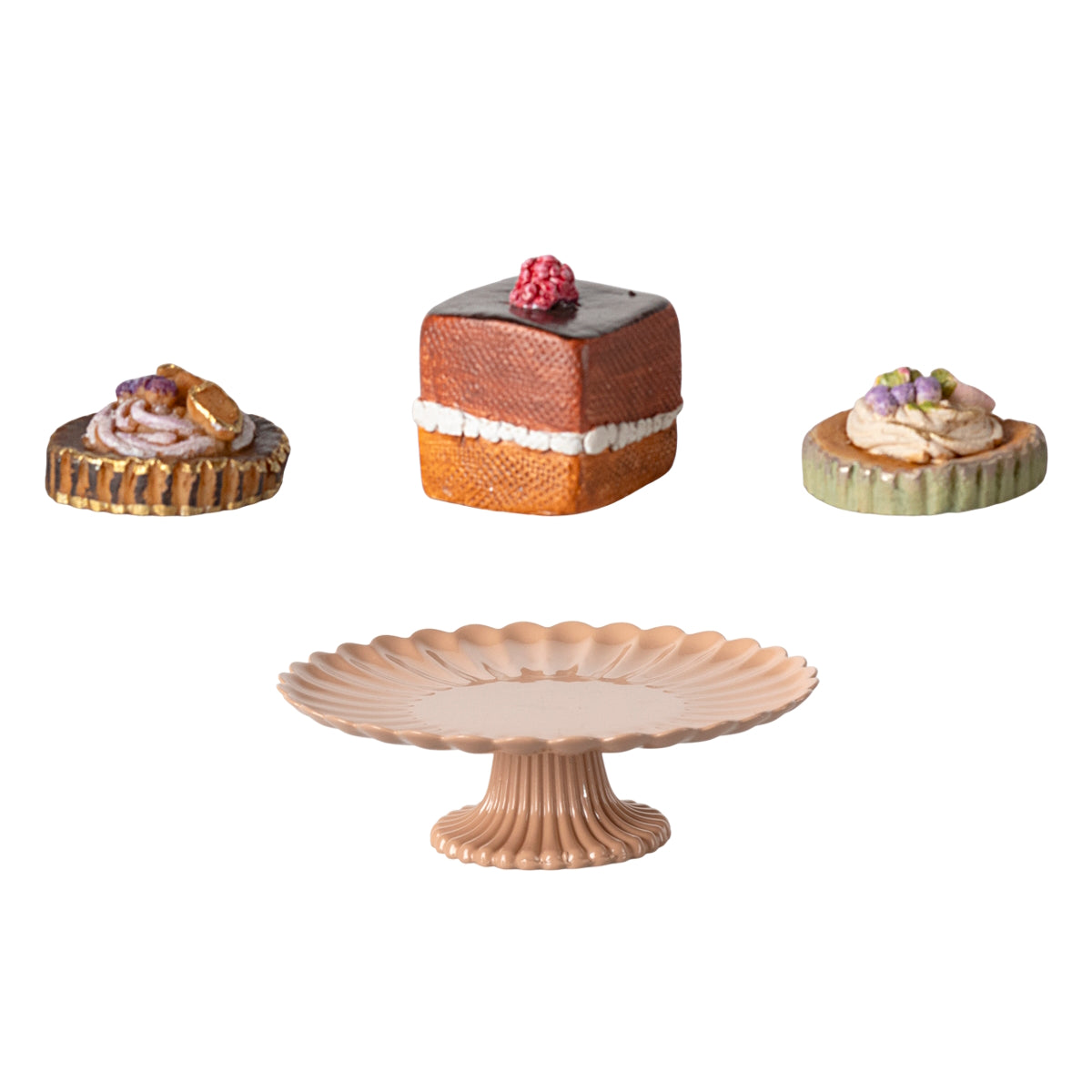 Maileg Cakes And Cake Stand Mini