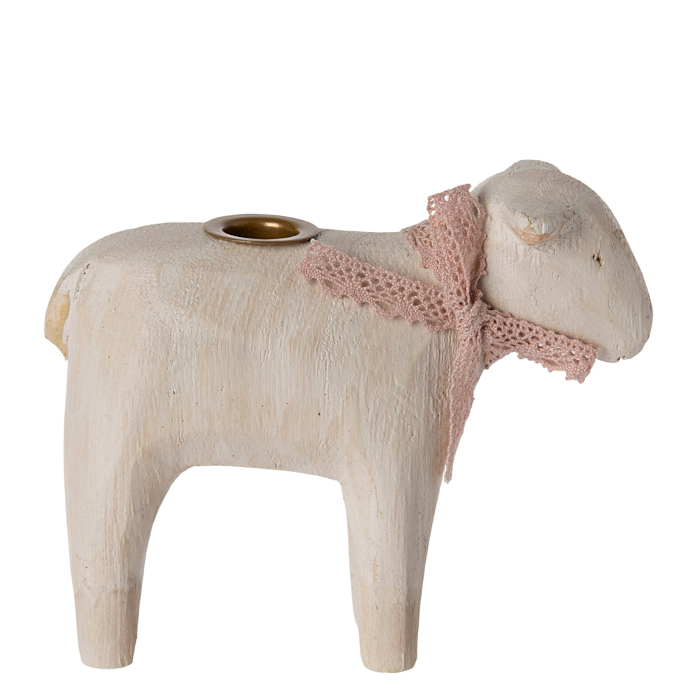 Maileg Candle Holder Lamb rose 2025