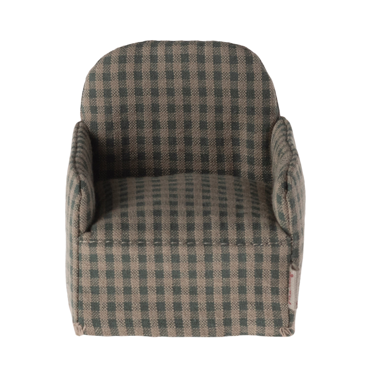 Maileg Chair Mouse Green Checker