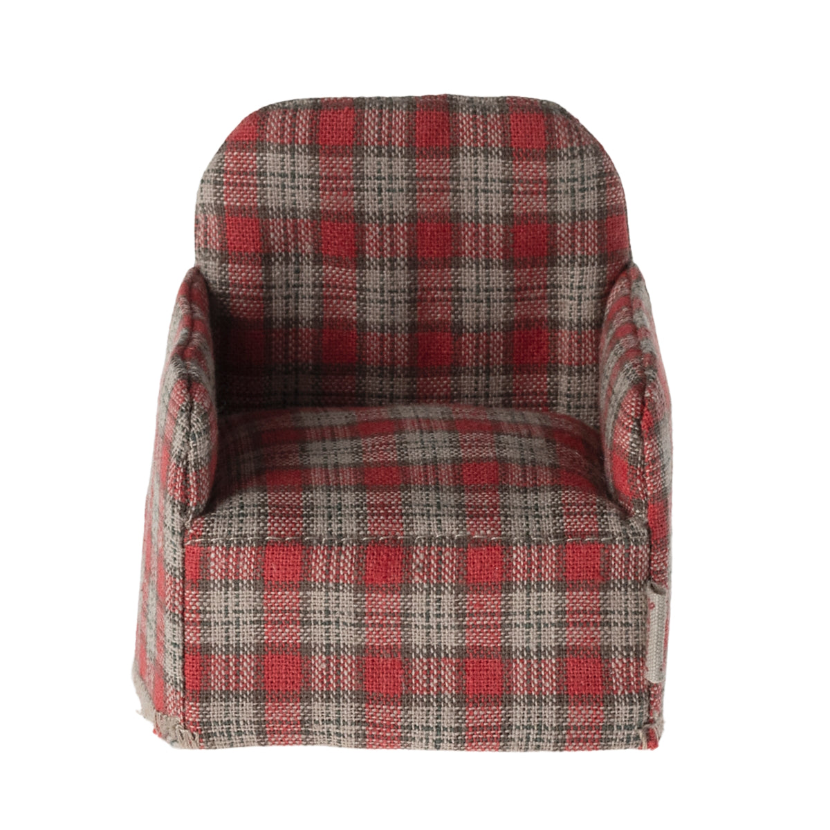 Maileg Chair Mouse Red Checker