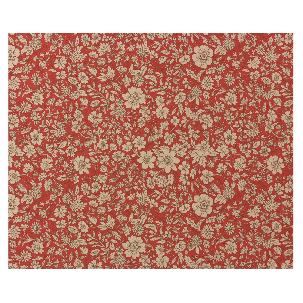 Maileg Gift wrap Blossom Red 10m