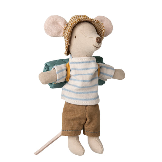 Maileg Hiker Mouse Big Brother Stripes