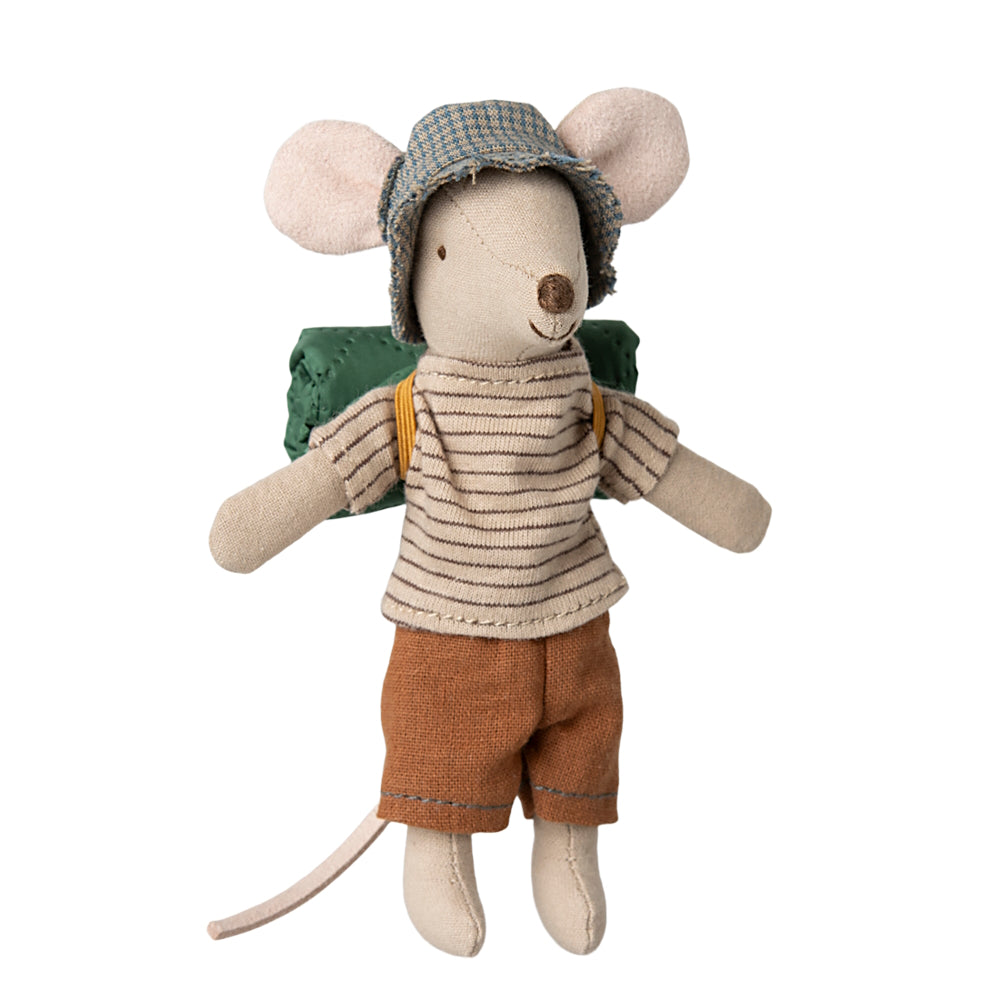 Maileg Hiker Mouse Big Brother Thin Stripes