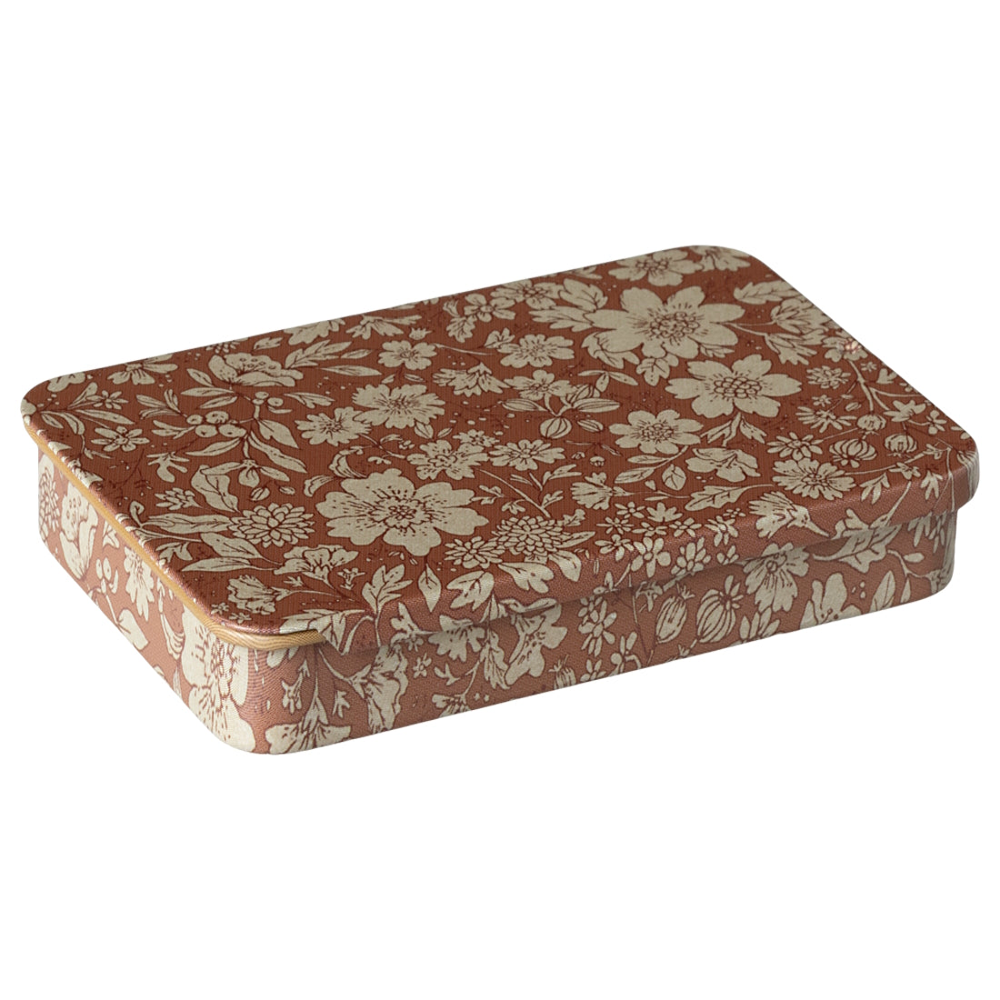 Maileg Metal Box Sliding Lid Blossom Heather