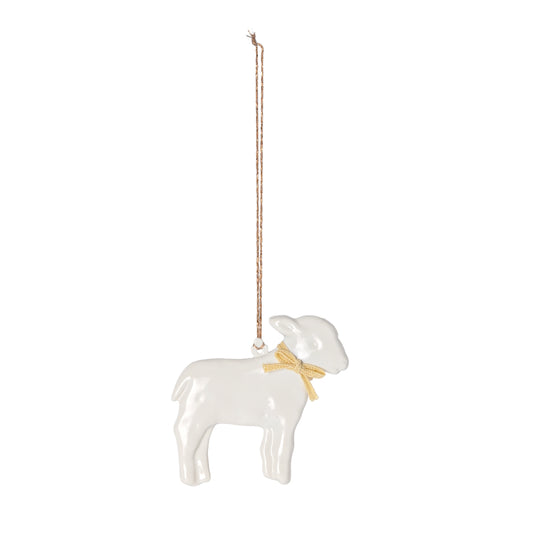 Maileg Metal Ornament Lamb Yellow