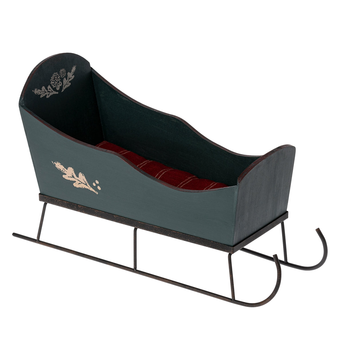 Maileg Sleigh for Medium Mouse green