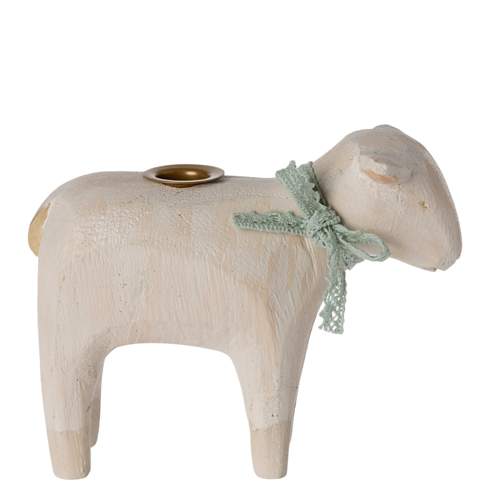 Maileg Candle Holder Lamb mint 2025