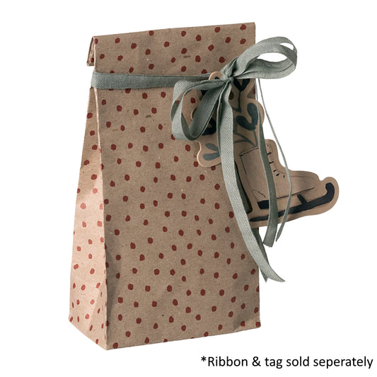 Maileg Gift Bag Polka Red Micro 50pk