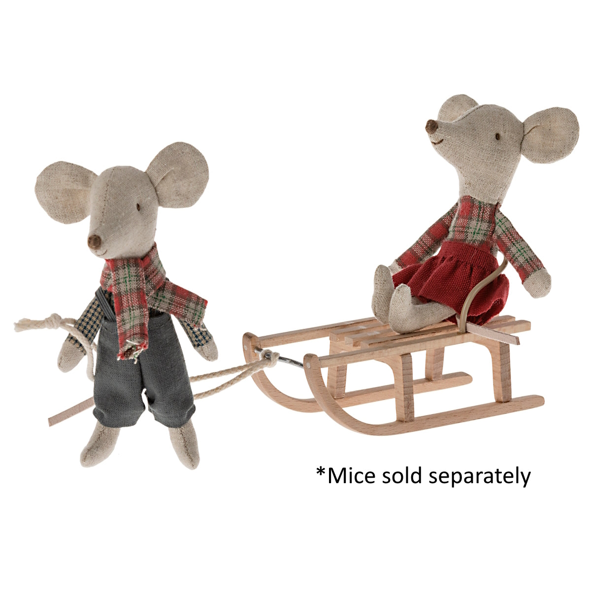 Maileg Sled Mouse