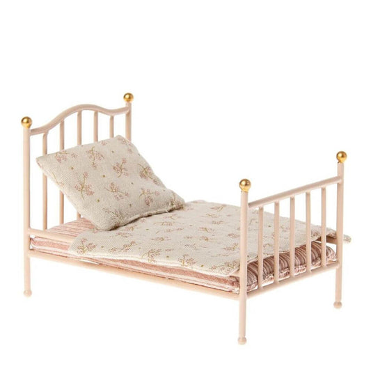 Maileg Mouse Vintage Bed rose