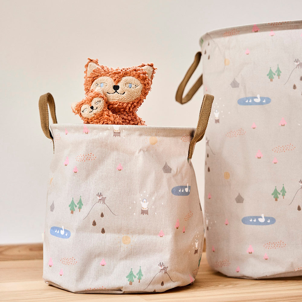 OYOY Deer & Duck Storage Basket 2 pack