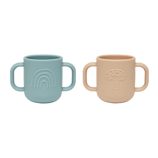 OYOY Kappu Cup Pack of 2 Aqua