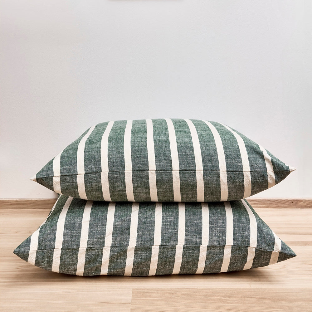 OYOY Kara Floor Cushion Cover Green