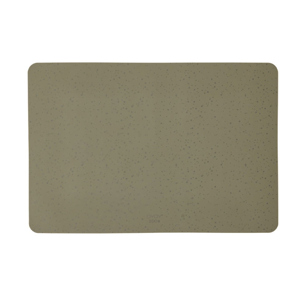 OYOY Koko Dog Bowl Mat Olive