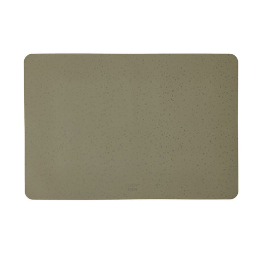 OYOY Koko Dog Bowl Mat Olive