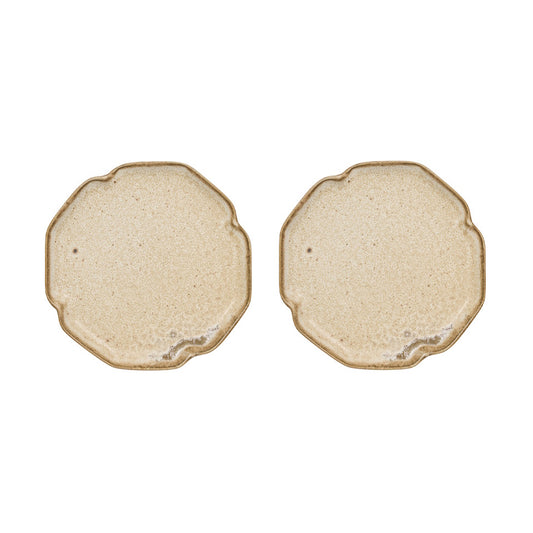 OYOY Nori Dessert Plate Pack of 2 Latte