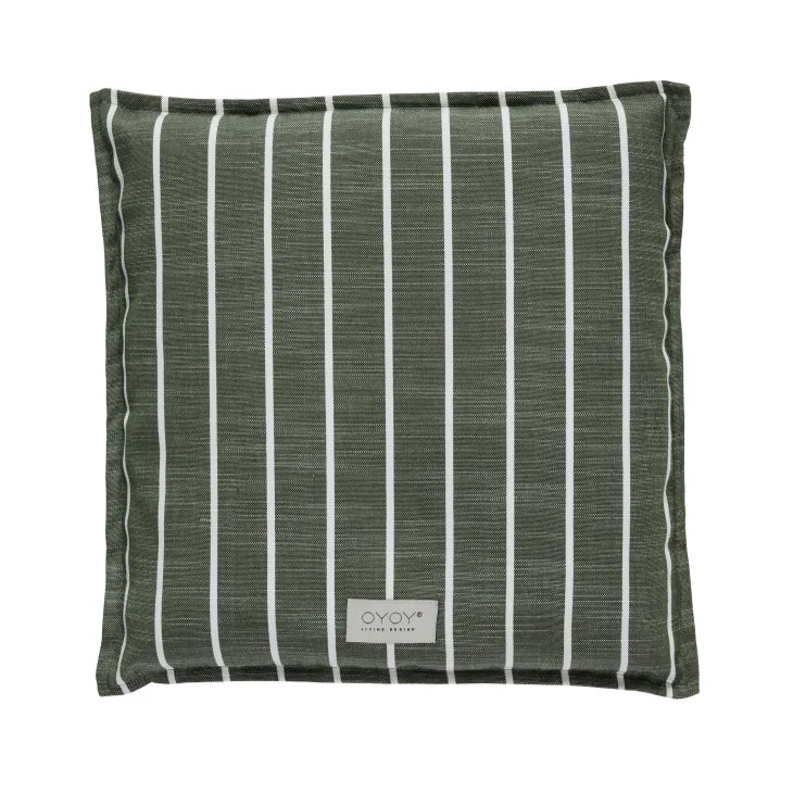 OYOY Outdoor Kyoto Cushion Square Offwhite-Green