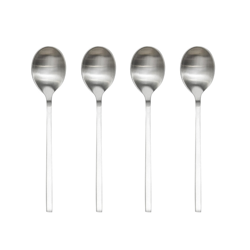 OYOY Yuka Spoon Steel 4pack