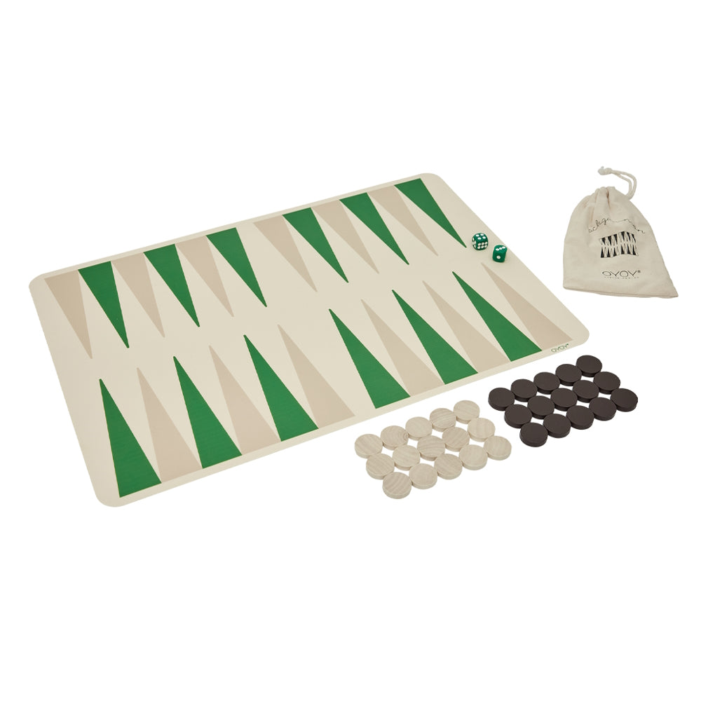 OYOY Backgammon Green