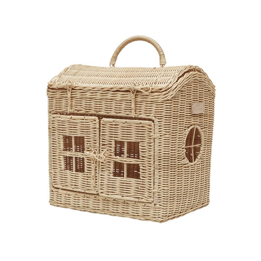 OYOY Club House Rattan Storage Basket