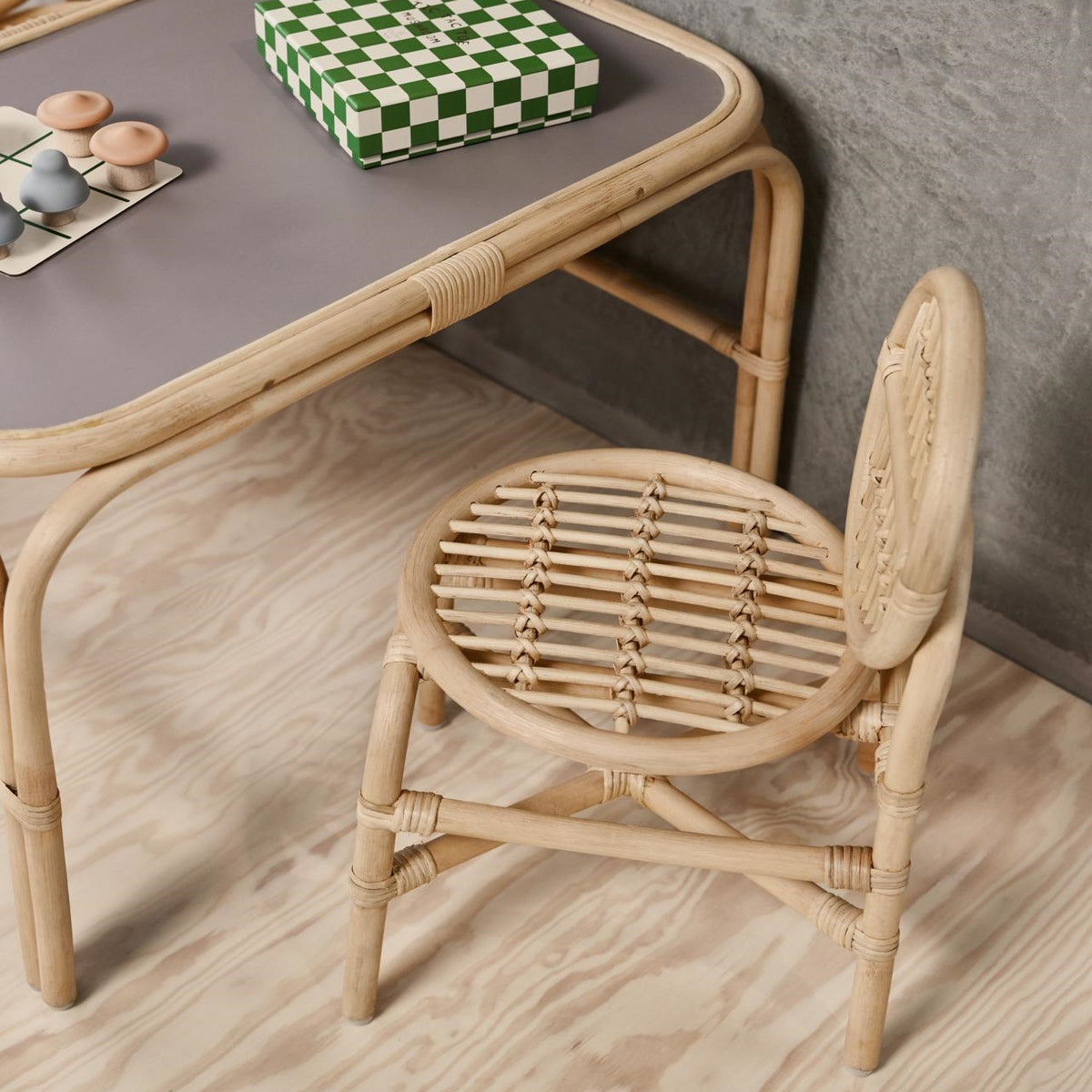 OYOY Nana Rattan Kids Chair