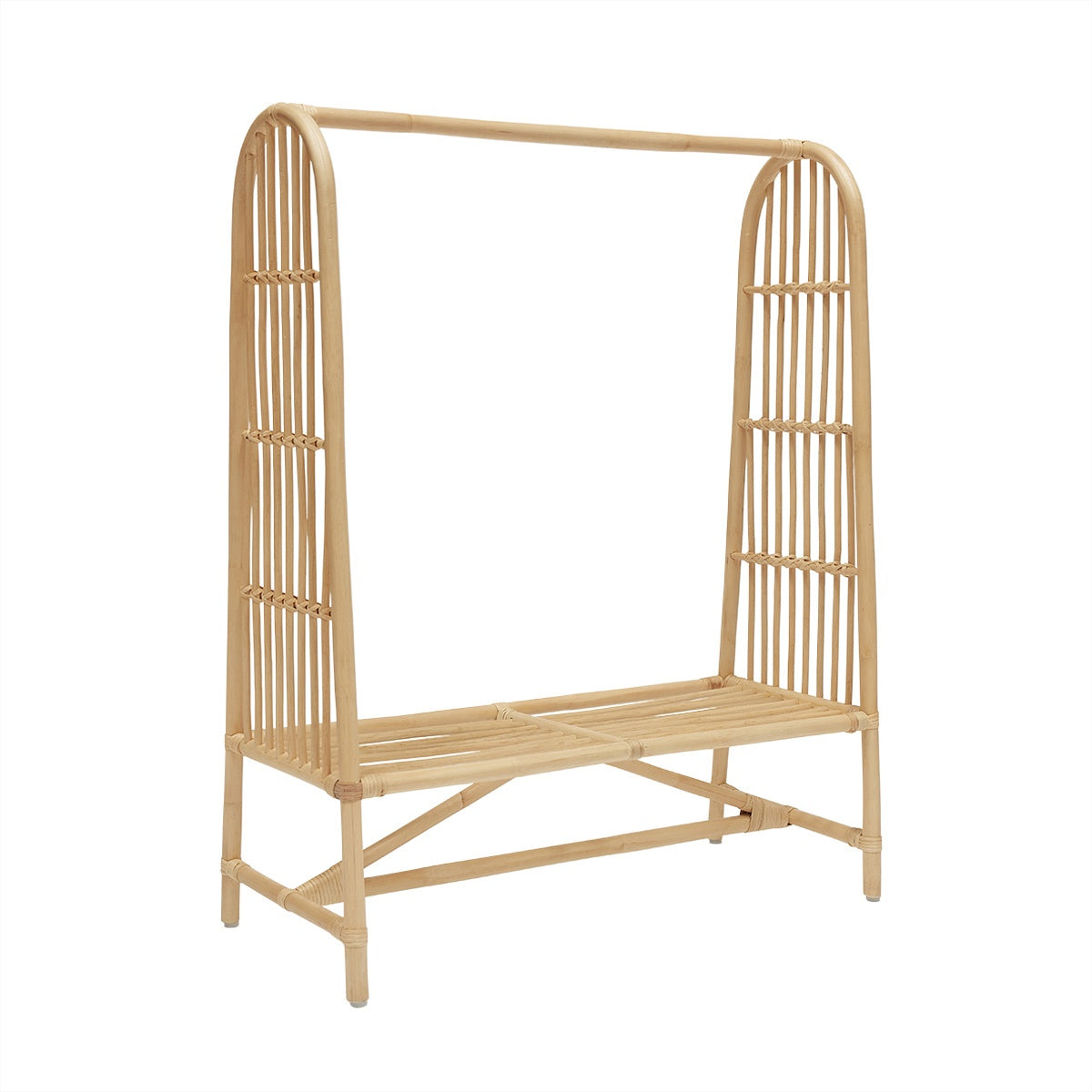 OYOY Nana Rattan Kids Clothes Rack