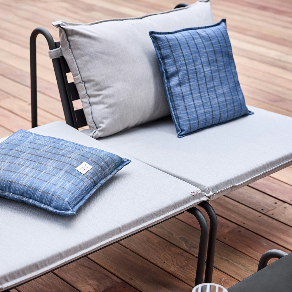 OYOY Outdoor Kyoto Cushion Square Blue