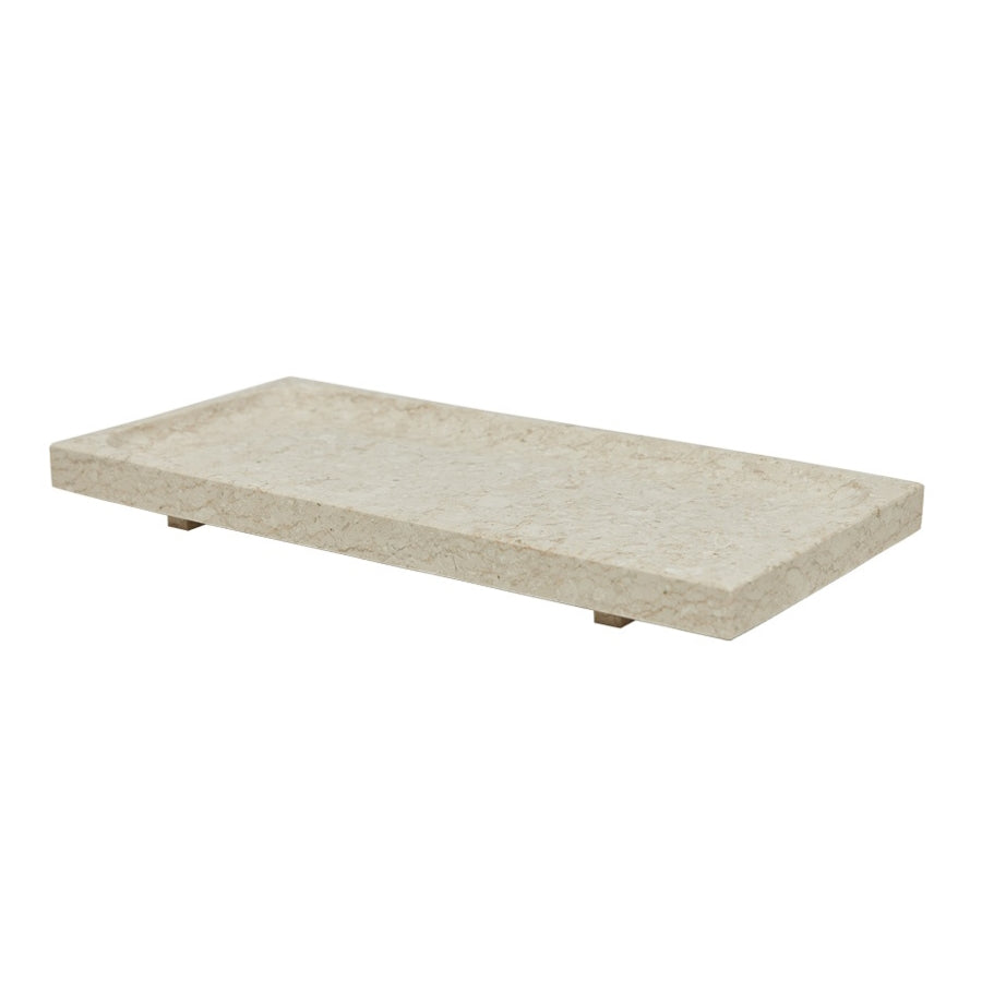 OYOY Savi Marble Tray Beige