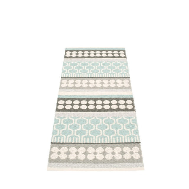 Pappelina Rug Asta Turquoise