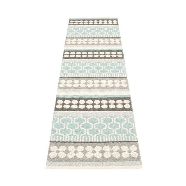 Pappelina Rug Asta Turquoise