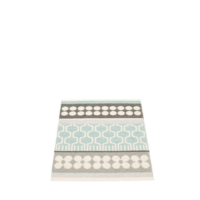 Pappelina Rug Asta Turquoise