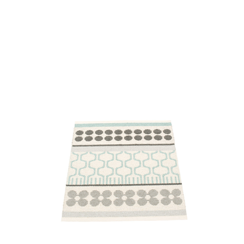 Pappelina Rug Asta Turquoise