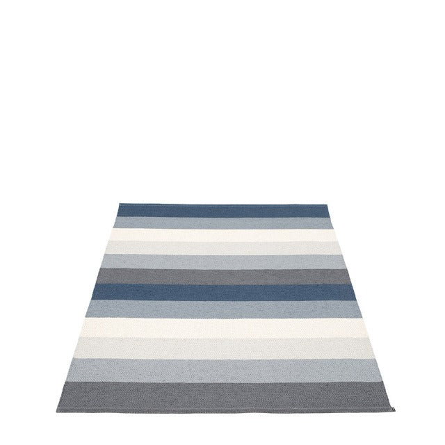 Pappelina Rug Molly Ocean Grey