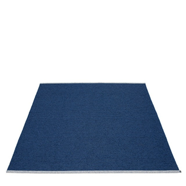 Pappelina Rug Mono Dark Blue-Denim