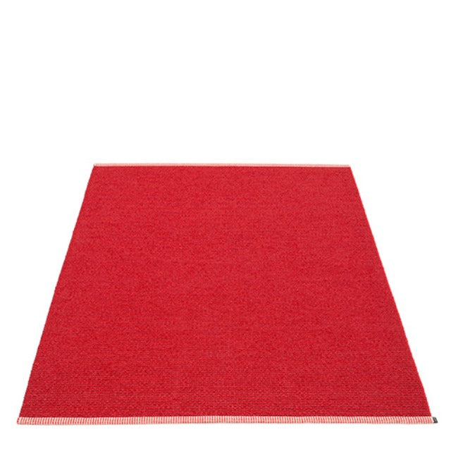 Pappelina Rug Mono Dark Red