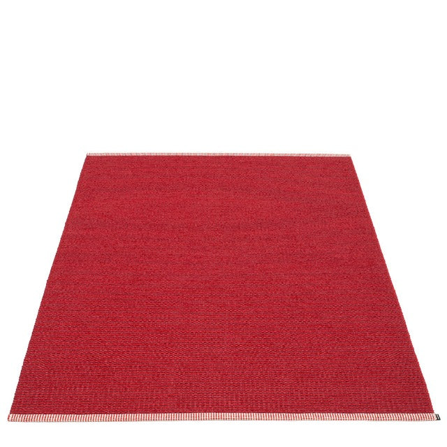 Pappelina Rug Mono Dark Red