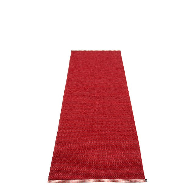 Pappelina Rug Mono Dark Red