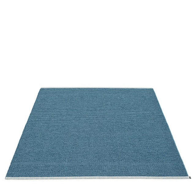 Pappelina Rug Mono Ocean Blue