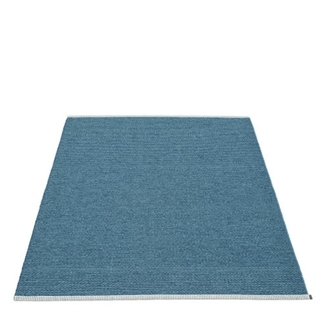 Pappelina Rug Mono Ocean Blue