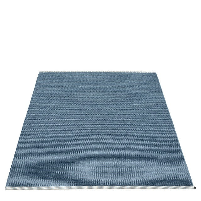 Pappelina Rug Mono Ocean Blue