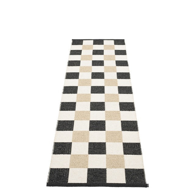 Pappelina Rug Pix Black